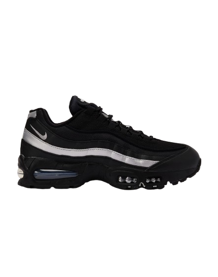 Nike Air Max 95 "Black White Metallic Silver"